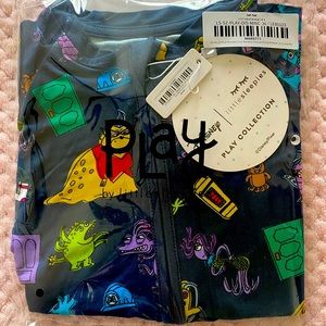 Disney Monsters INC Little Sleepies Shorty Romper in 6-12M